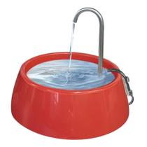 Bebedouro Fonte Pet Gatos Cães Automatico Bivolt 1lt Vermelho Bebedouro Fonte Pet Gatos Cães Automatico Bivolt 1lt Vermelho