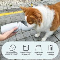 Bebedouro Garrafinha Portátil Pets Silicone Dobrável Cachorro Gato Compacto Passeio Viagens Bebedouro Garrafinha Portátil Pets Silicone Dobrável Cachorro Gato Compacto Passeio Viagens