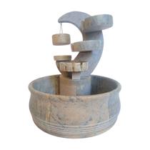 Bebedouro Gato Fonte Lua 3 Quedas Cascata Chafariz Artesanal Bebedouro Gato Fonte Lua 3 Quedas Cascata Chafariz Artesanal