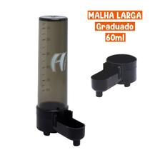 Bebedouro Graduado Grande 60ml Fumê Malha Larga Bebedouro Graduado Grande 60ml Fumê Malha Larga