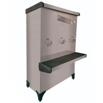 Bebedouro Industrial 100 litros em Inox Acqua Gelata 3 Torneiras Geladas PRE100 Purificador 100L com Filtro