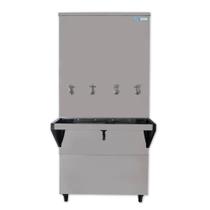 Bebedouro Industrial Coluna Knox 200L 4 Torneiras Geladas Inox 127V (KX20-C 4T)