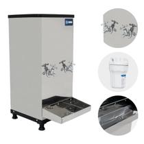 Bebedouro Industrial De Bancada 25 Litros Resfriador Com 2 Torneiras KX02B Knox