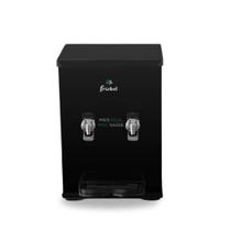Bebedouro Industrial de Mesa Frisbel 10 Litros 1 Torneira Gelada e 1 Natural Black - 110V