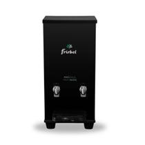 Bebedouro Industrial de Mesa Frisbel 25 Litros 1 Torneira Gelada e 1 Torneira Natural Black - 220V