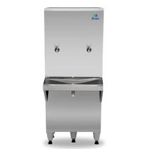 Bebedouro Industrial Frisbel Coluna 2 Torneiras Natural e Gelada 50 Litros RA05 Inox Bebedouro Industrial Frisbel Coluna 2 Torneiras Natural e Gelada 50 Litros RA05 Inox