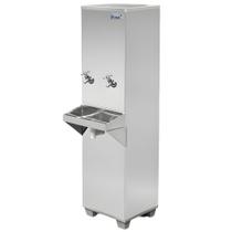 Bebedouro Inox 25 Litros 2 Torneiras Com Filtro 127V - Frisbel Bebedouro Inox 25 Litros 2 Torneiras Com Filtro 127V - Frisbel