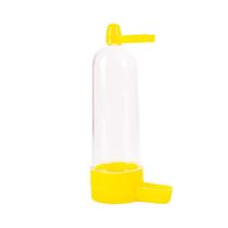 Bebedouro Jel Plast Pet Piu Amarelo para Pássaros - Tamanho Médio