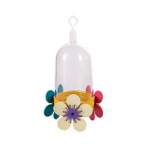 Bebedouro Jel Plast Pet Piu Simples Amarelo para Beija-Flor - 250ml