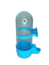 Bebedouro Médio Azul 110ml C/ Presilha para Passaros Pet Gaiolas
