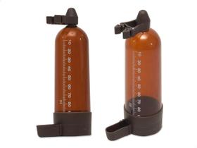 Bebedouro P/ Pássaro Com Graduação Âmbar Médio 100ml - 12 Un Bebedouro P/ Pássaro Com Graduação Âmbar Médio 100ml - 12 Un