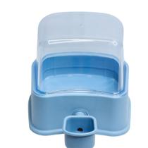 Bebedouro para Cães e Gato Sem Molhar Pelos 2,3 Litros Azul