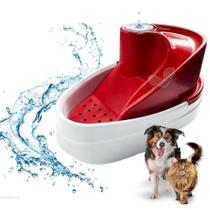 Bebedouro Para Cães e Gatos Aut Tobo Fonte Carvão Ativado Para Pets Bivo 110v/220v Vermelho - Mecpet