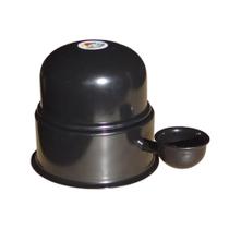 Bebedouro para Cães e Gatos em Alumínio Vida Mansa Preto 3L Bebedouro para Cães e Gatos em Alumínio Vida Mansa Preto 3L