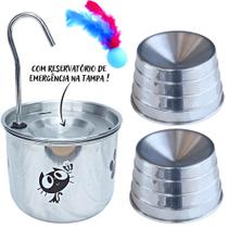 Bebedouro Para Gato 2 Comedouros Ergonômico