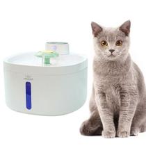 Bebedouro para Gatos Fonte Pet Inteligente Filtro Sensor de Aproximação USB Recarregável 2,6L Cães