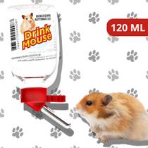 Bebedouro para Hamster Drink Mouse Bico de Alumínio 120ml