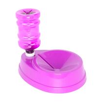 Bebedouro Pelo Longo para Cães Gatos com Garrafa 500ml Rosa Bebedouro Pelo Longo para Cães Gatos com Garrafa 500ml Rosa