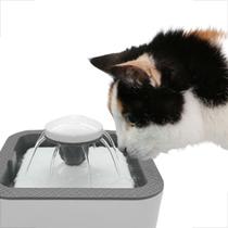 Bebedouro Pet Fonte de Água 2.5L Gato Cães Branco