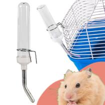 Bebedouro Plástico Para Hamster Médio Com Bico de Alumínio 30ml Jel Plast