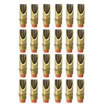 Bebedouro Porco Suíno Mordida Latão Infantil Kit com 24