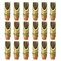 Bebedouro Porco Suíno Mordida Latão Médio Kit com 18