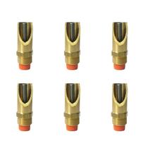 Bebedouro Porco Suíno Mordida Latão Médio Kit com 6 Bebedouro Porco Suíno Mordida Latão Médio Kit com 6