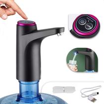 Bebedouro portátil Bomba de água elétrica para galão Dispensador recarregável 4W conector bivolt USB Universal
