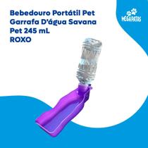 Bebedouro Portátil Pet Garrafa Dágua Savana Pet 245 mL Bebedouro Portátil Pet Garrafa Dágua Savana Pet 245 mL