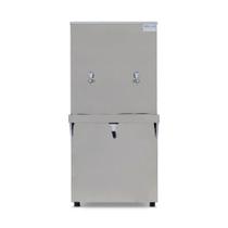 Bebedouro Purificador Industrial Blue Coluna 2 Torneiras Gelada 50L PIC50L220VG-2T Inox 220V