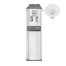 Bebedouro Refrigerado Compressor com Furador Coluna Galão Inox Libell