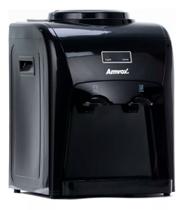 Bebedouro Refrigerado Eletrônico Bivolt Água Gelada Natural Garrafão Galão Amvox ABB 240 Branco/Preto