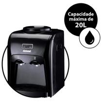 Bebedouro Refrigerado Filtro Água Garrafão Galão 20 Litros Gelada Bivolt Automático Preto - Amvox
