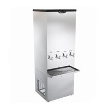 Bebedouro Refrigerado Industrial Inox de Coluna 200l 4 Torneiras Geladas Bi200l 220v - Venâncio