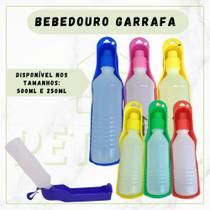 Bebedouro Retrátil Garrafa Pet para Cachorros 250ml e 500ml