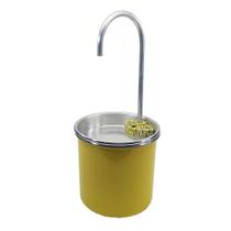 Bebedouro Tipo Fonte Para Gatos Berlim Amarelo Bivolt