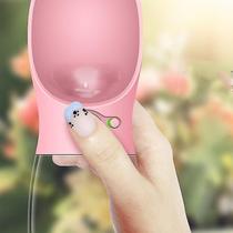 Bebedouros leves pet cat dog alimentador de garrafa de água dispensador de tigela de beber com alimentação à prova de vazamentos