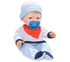 Bebezinho real - xixi menino brinquedo boneca vinil com acessorios plastico