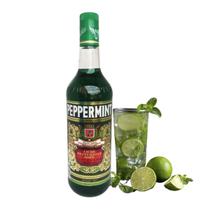 Bebida Alcoólica Licor Peppermint Doce De Menta 920 Ml - Vidro Nobre