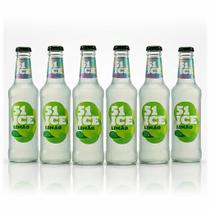 Bebida Alcoólica Mista 51 Ice Limão 275ml Pack com 6 Unidades Bebida Alcoólica Mista 51 Ice Limão 275ml Pack com 6 Unidades