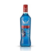 Bebida Askov Remix Vodka com Blueberry 900ml, sabor frutado e refrescante. Ideal para preparo de drinks e coquetéis, com aroma suave e garrafa moderna Bebida Askov Remix Vodka com Blueberry 900ml, sabor frutado e refrescante. Ideal para preparo de drinks e coquetéis, com aroma suave e garrafa moderna