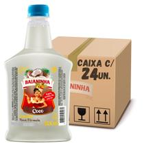 Bebida batida baianinha de coco caixa com 24 un de 500ml