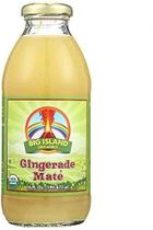 Bebida Big Island Organics Gingerade Maté 473 ml (pacote com 12)