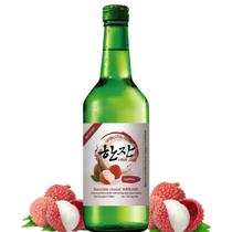 Bebida coreana hanjan soju lichia 12,0% garrafa 375ml