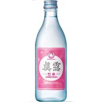 Bebida coreana jinro soju zero sugar pink 360ml