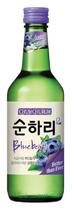 Bebida Coreana Soju Chum Churum Sabor Blueberry 360Ml Lotte