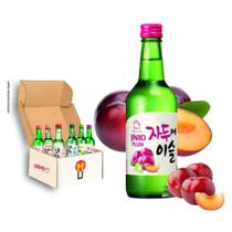 Bebida Coreana Soju Jinro Ameixa 360Ml