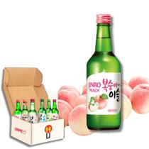 Bebida Coreana Soju Jinro Pêssego 360Ml