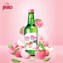 Bebida coreana soju pessêgo 360ml - Jinro