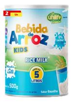 Bebida de Arroz Kids Rice Milk Sem Lactose 2 X 500g Unilife
